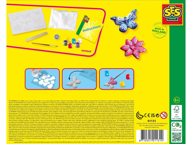 SES Creative Butterflies Casting and painting