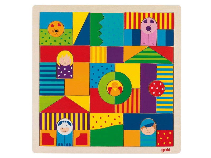 Goki Wooden Farm Puzzle
