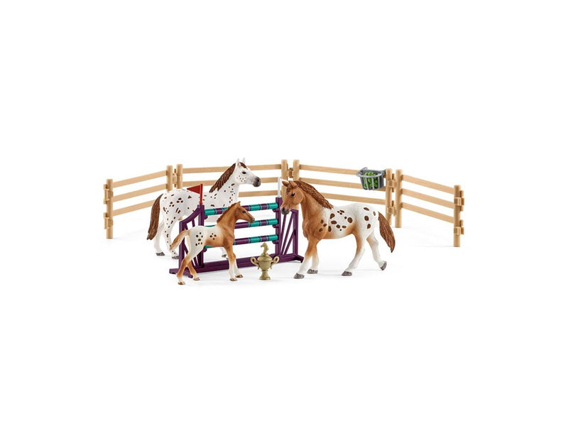 Schleich Tournament training set & Appaloosa hors