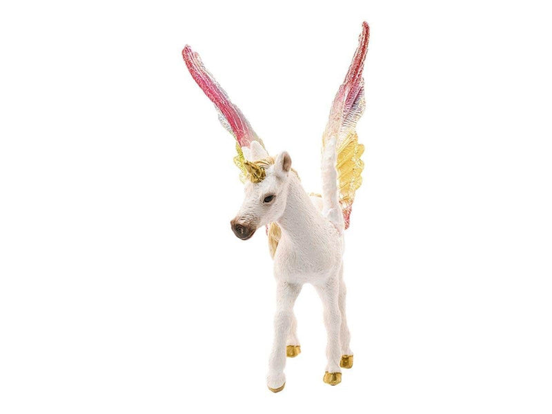 Schleich Winged rainbow unicorn foal
