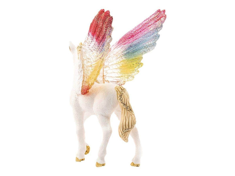 Schleich Winged rainbow unicorn foal
