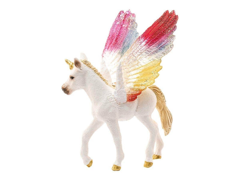 Schleich Winged rainbow unicorn foal