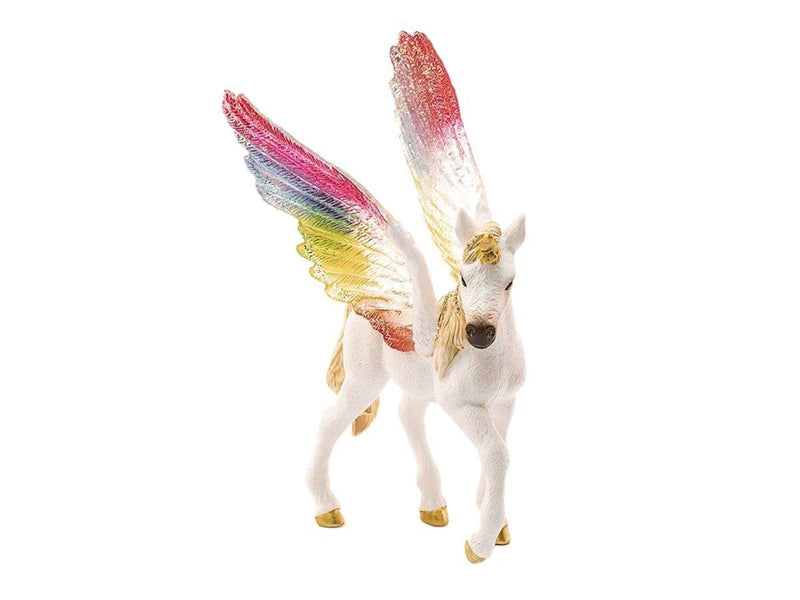Schleich Winged rainbow unicorn foal