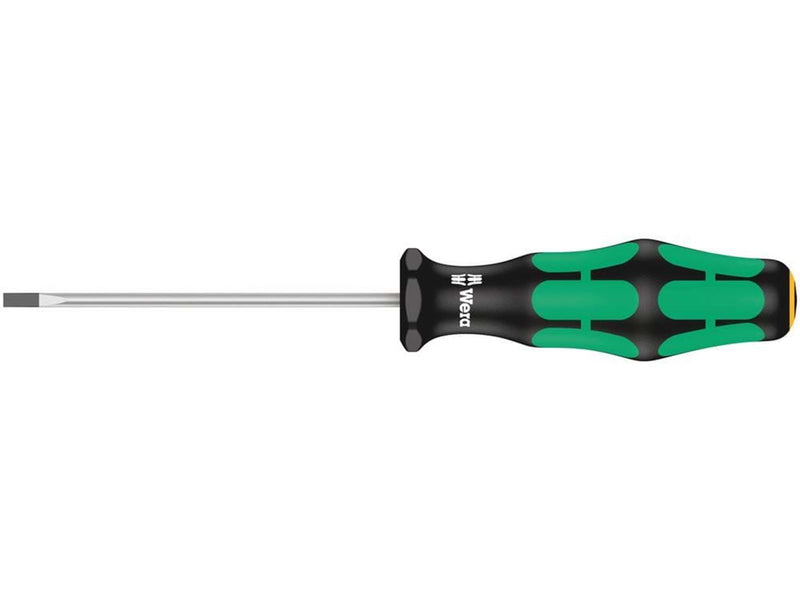 Wera 335 Schlitz-Schraubendreher - Elektrikerklinge, 0.4 x 2.5 x 75 mm