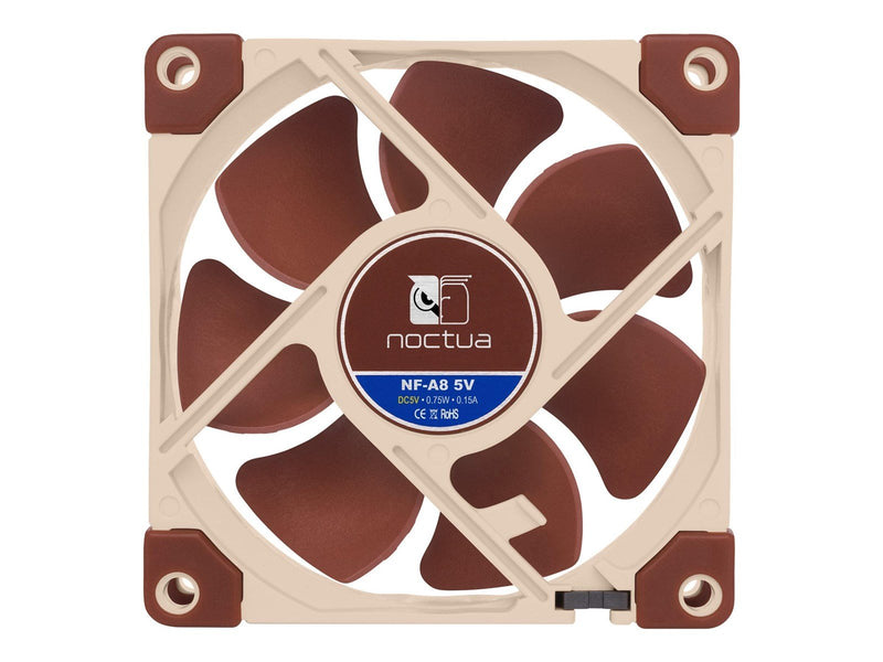 Noctua NF-A8 5V - Gehäuselüfter - 80mm - Braun - 18 dBA