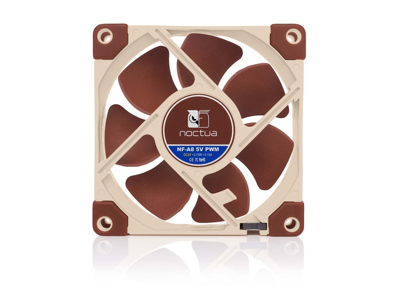 Noctua NF-A8 5V PWM - Gehäuselüfter - 80mm - Braun - 18 dBA