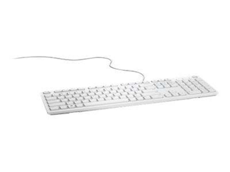 Dell KB216 - keyboard - US International (QWERTY) - Tastaturen - Weiss