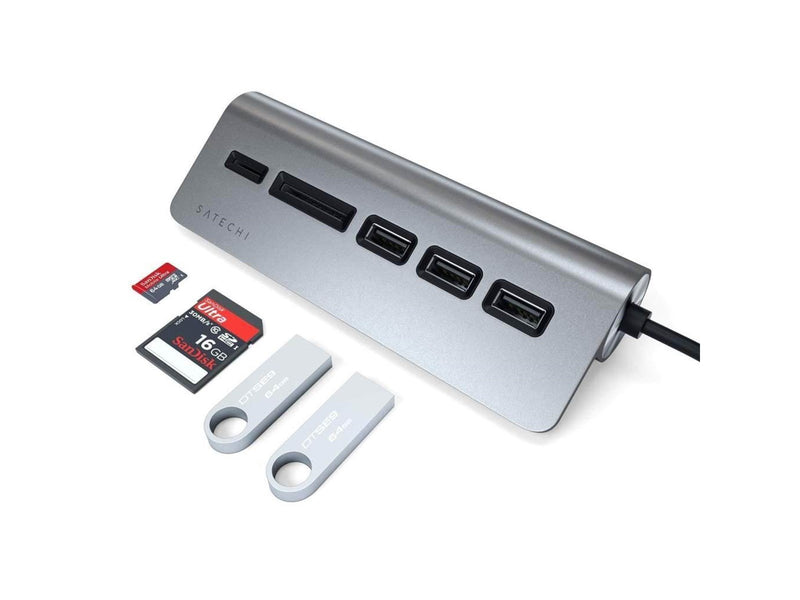 Satechi USB-C Combo Hub for Desktop USB-Hubs - 3 - Grau
