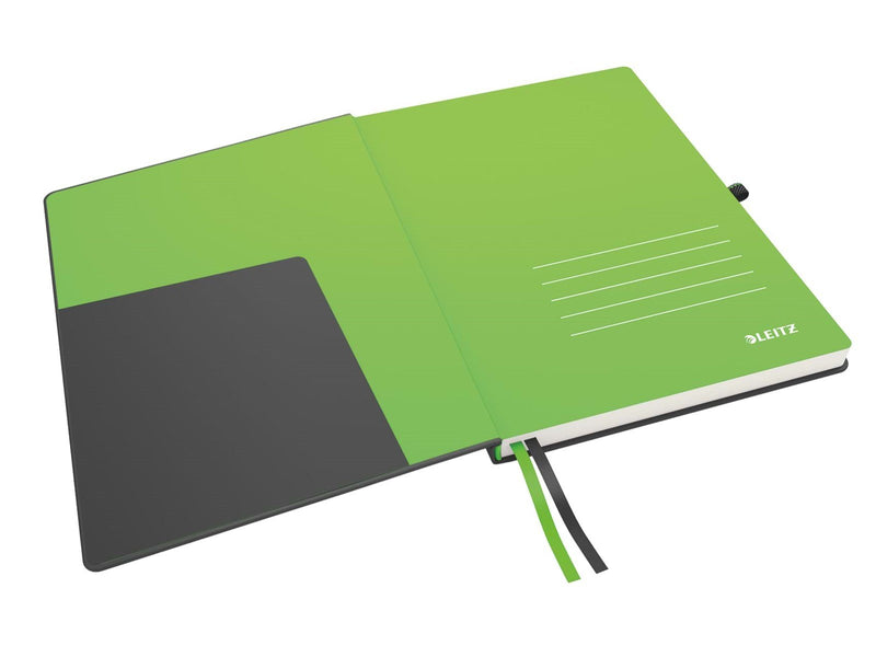 Leitz  Complete Notizbuch A4 kariert mit festem Einband Schwarz