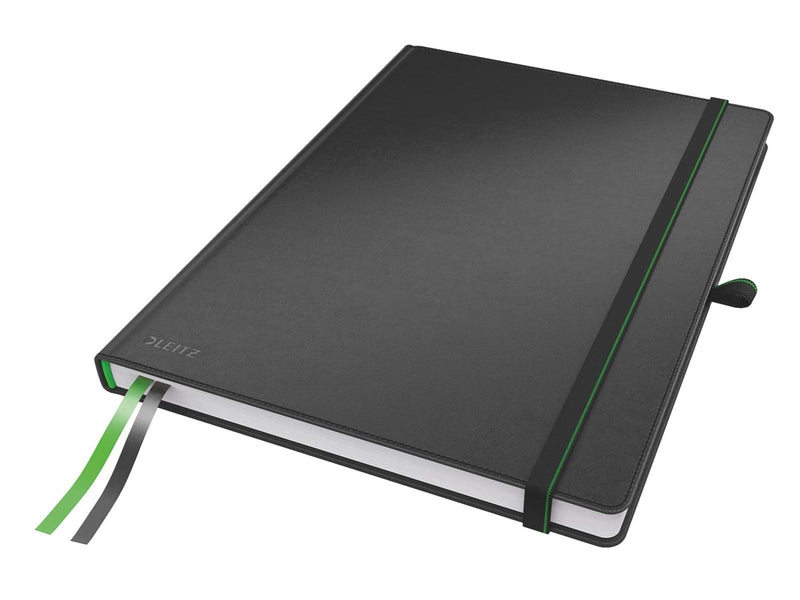 Leitz  Complete Notizbuch A4 liniert mit festem Einband Schwarz