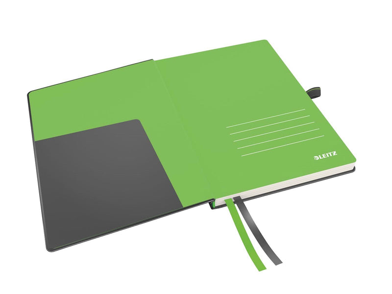 Leitz  Complete Notizbuch A5 kariert mit festem Einband Schwarz