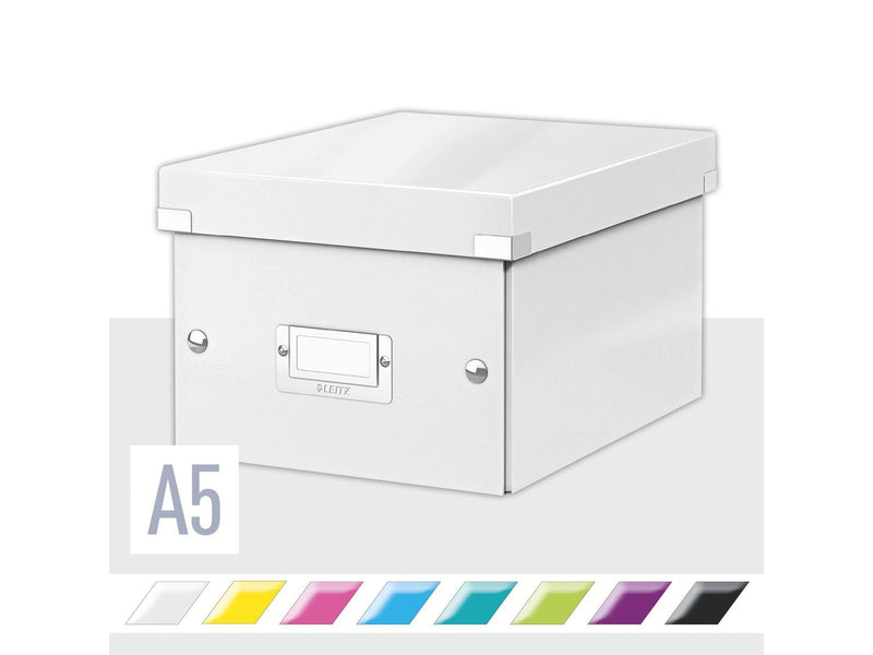 Leitz  Click & Store WOW Aufbewahrungs- und Transportbox Klein (Für A5) Weiß