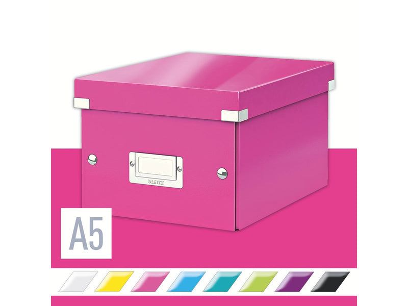 Leitz  Click & Store WOW Aufbewahrungs- und Transportbox Klein (Für A5) Pink