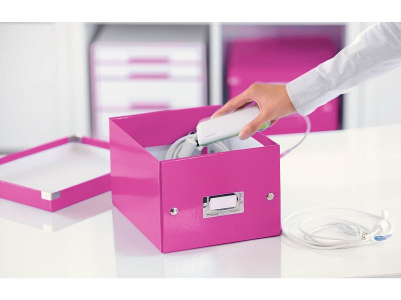 Leitz  Click & Store WOW Aufbewahrungs- und Transportbox Klein (Für A5) Pink