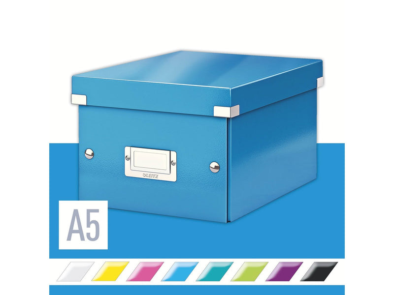 Leitz  Click & Store WOW Aufbewahrungs- und Transportbox Klein (Für A5) Blau