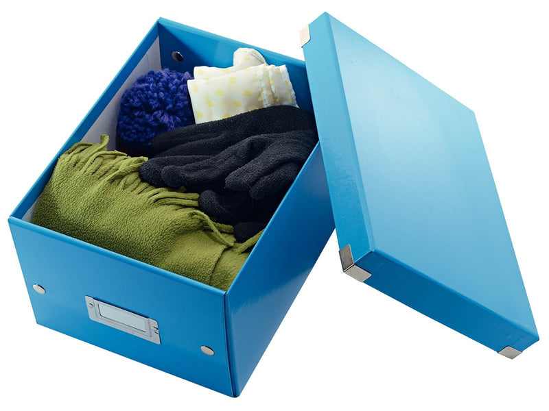 Leitz  Click & Store WOW Aufbewahrungs- und Transportbox Klein (Für A5) Blau