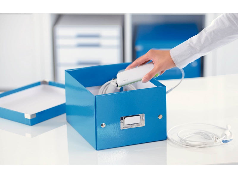 Leitz  Click & Store WOW Aufbewahrungs- und Transportbox Klein (Für A5) Blau