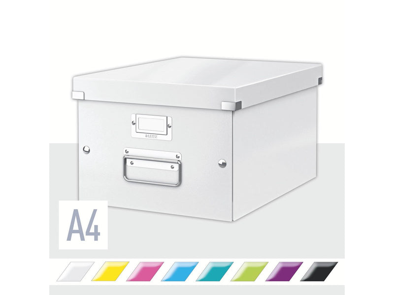 Leitz  Click & Store WOW Aufbewahrungs- und Transportbox Mittel (Für A4) Weiß
