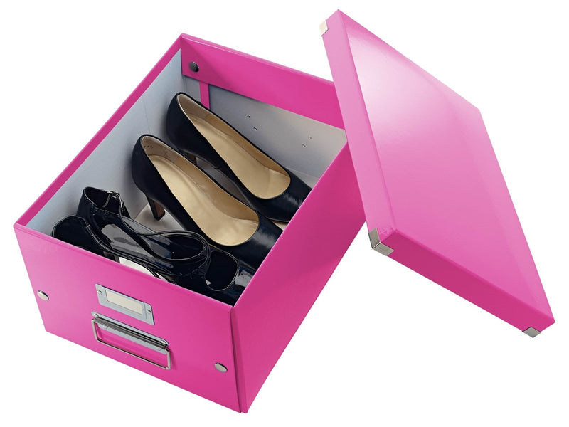 Leitz  Click & Store WOW Aufbewahrungs- und Transportbox Mittel (Für A4) Pink