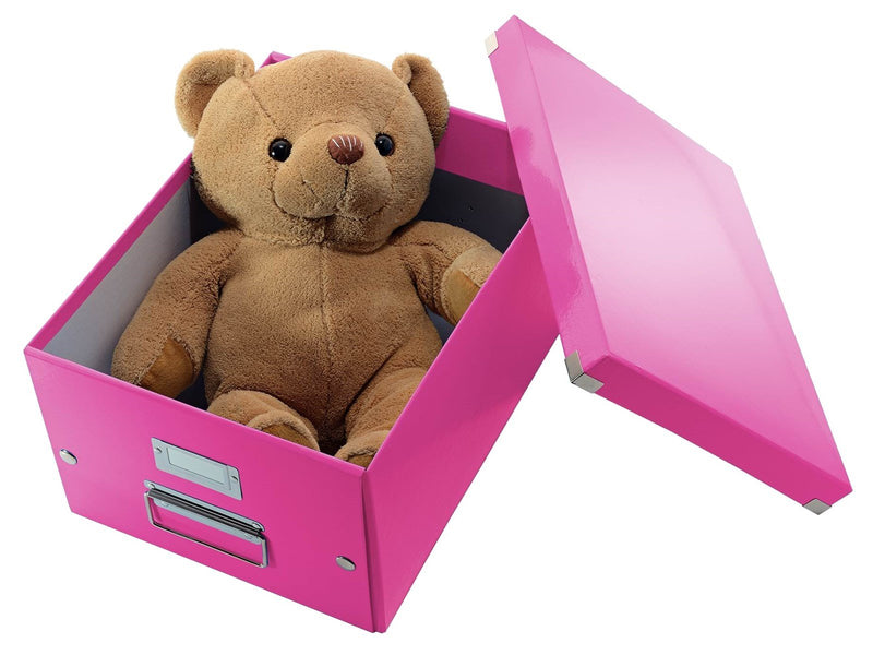 Leitz  Click & Store WOW Aufbewahrungs- und Transportbox Mittel (Für A4) Pink