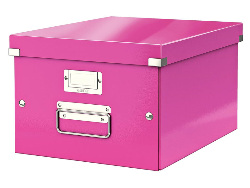 Leitz  Click & Store WOW Aufbewahrungs- und Transportbox Mittel (Für A4) Pink