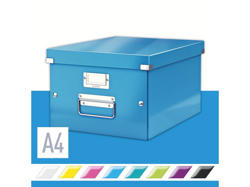 Leitz  Click & Store WOW Aufbewahrungs- und Transportbox Mittel (Für A4) Blau