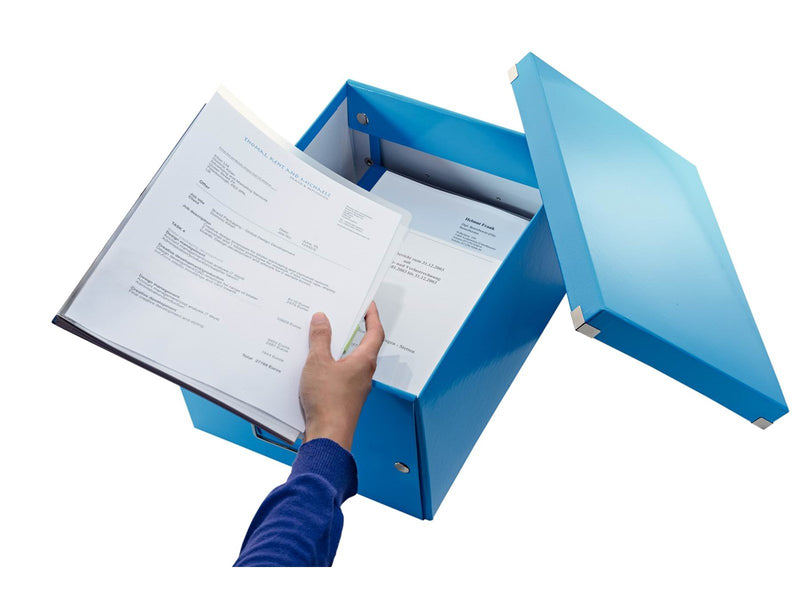 Leitz  Click & Store WOW Aufbewahrungs- und Transportbox Mittel (Für A4) Blau