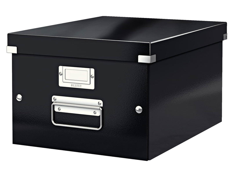 Leitz  Click & Store WOW Aufbewahrungs- und Transportbox Mittel (Für A4) Schwarz
