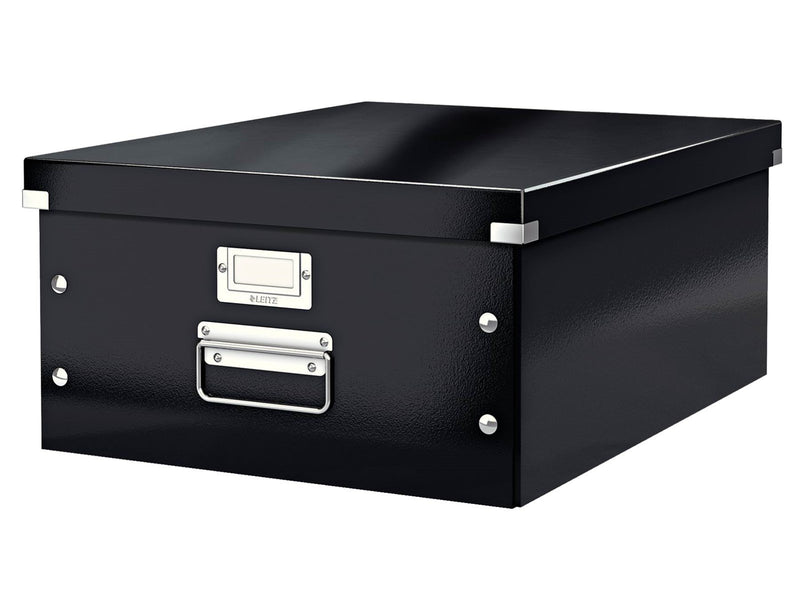 Leitz  Click & Store WOW Aufbewahrungs- und Transportbox Groß (Für A3) Schwarz