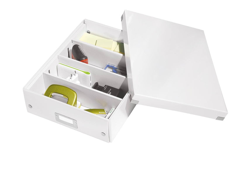 Leitz  Click & Store WOW Organisationsbox Mittel Weiß