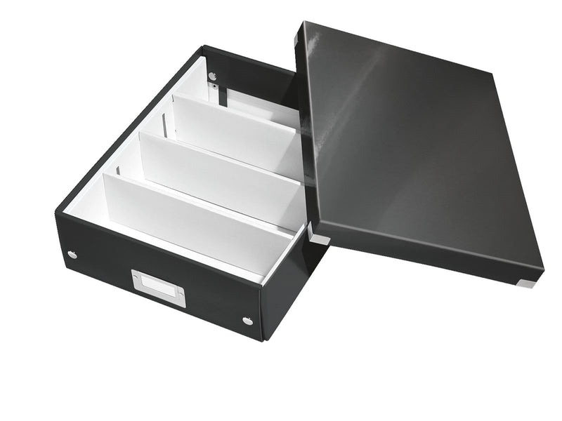 Leitz  Click & Store WOW Organisationsbox Mittel Schwarz