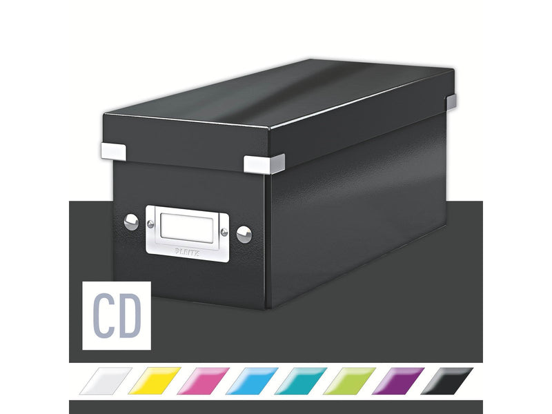 Leitz  Click & Store WOW CD Aufbewahrungsbox Schwarz