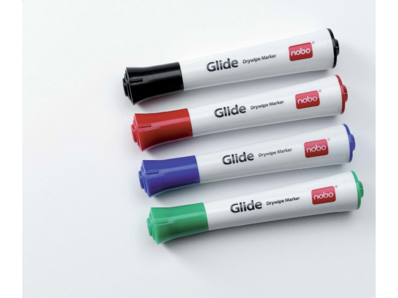 Nobo Glide Flipcharts-Marker, trocken abwischbar