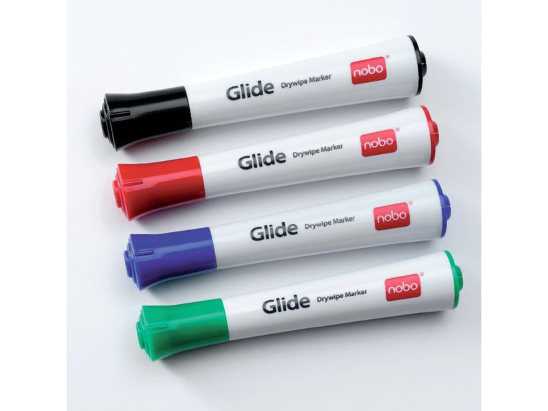 Nobo Glide Flipcharts-Marker, trocken abwischbar