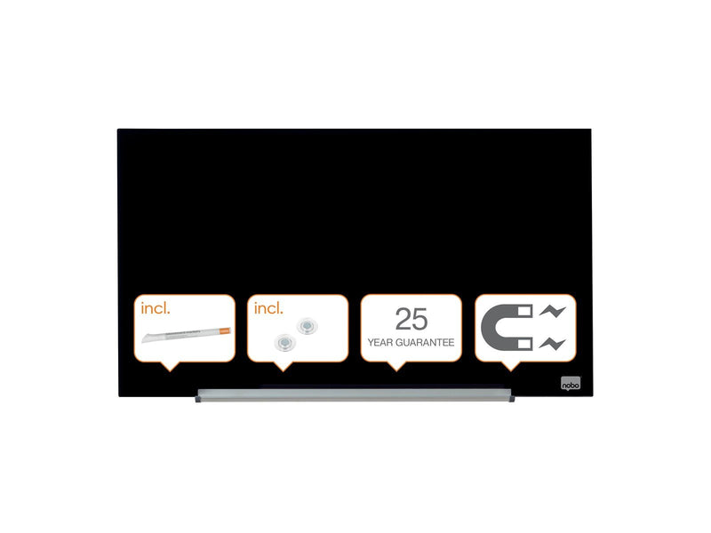 Nobo  Impression Pro Whiteboard Glas Widescreen 31" Schwarz