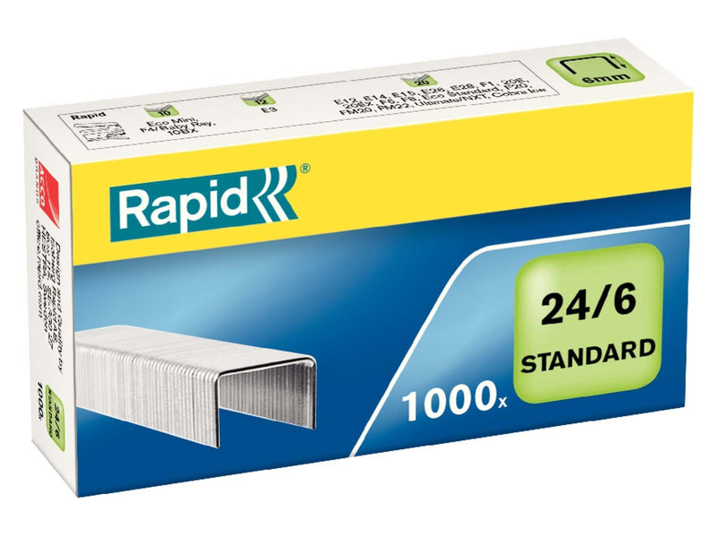 Rapid Standard Heftklammern 24/6