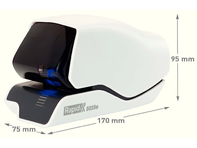 Rapid  Supreme Elektroheftgerät 5025e kontaktlos Weiß