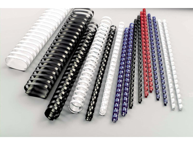 GBC CombBind™ Plastikbinderücken A4 8 mm Schwarz - Plastic binding comb