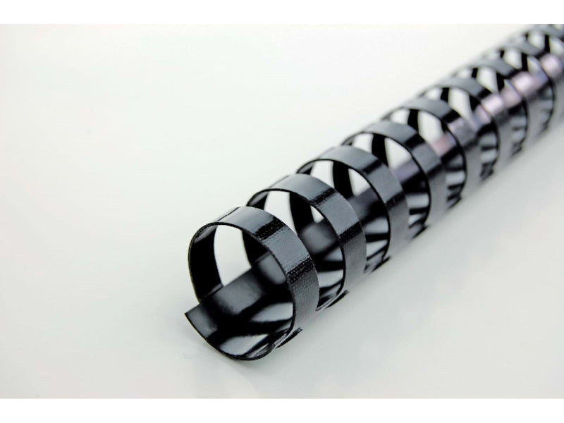 GBC CombBind™ Plastikbinderücken A4 8 mm Schwarz - Plastic binding comb