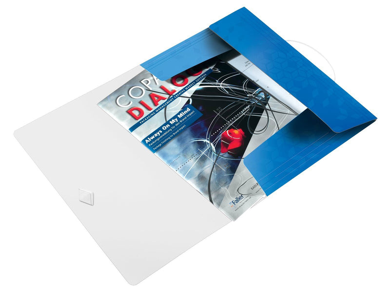 Leitz  WOW Eckspannermappe Blau