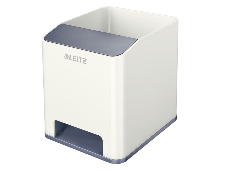 Leitz  WOW Sound Stifteköcher Duo Colour Weiß