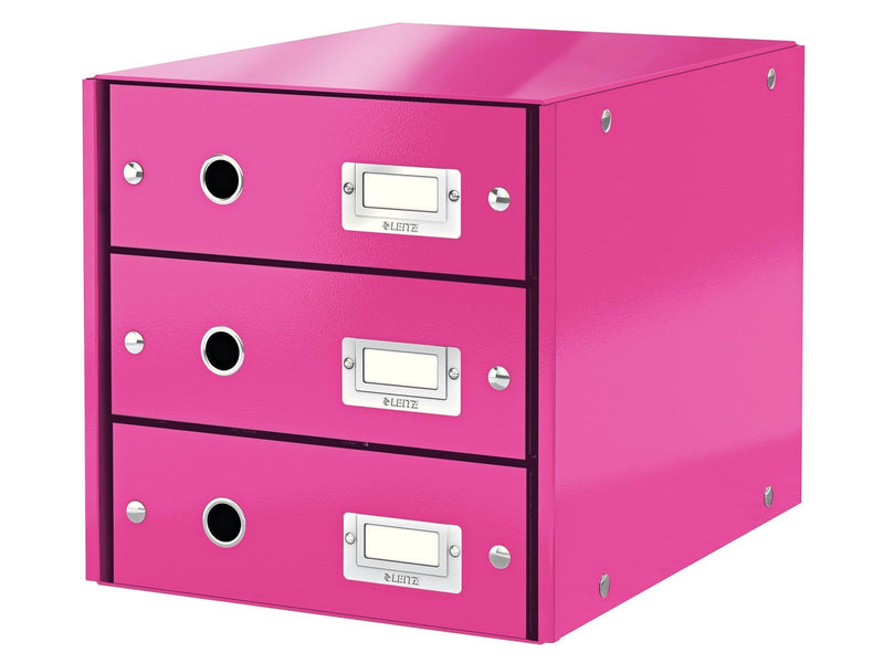 Leitz  Click & Store WOW Schubladenset (3 Schubladen) Pink