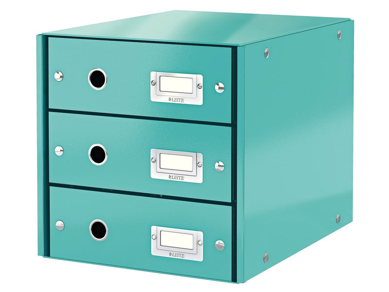 Leitz  Click & Store WOW Schubladenset (3 Schubladen) Eisblau