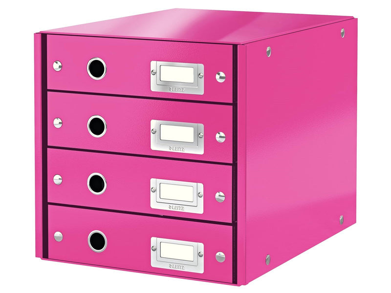 Leitz  Click & Store WOW Schubladenset (4 Schubladen) Pink