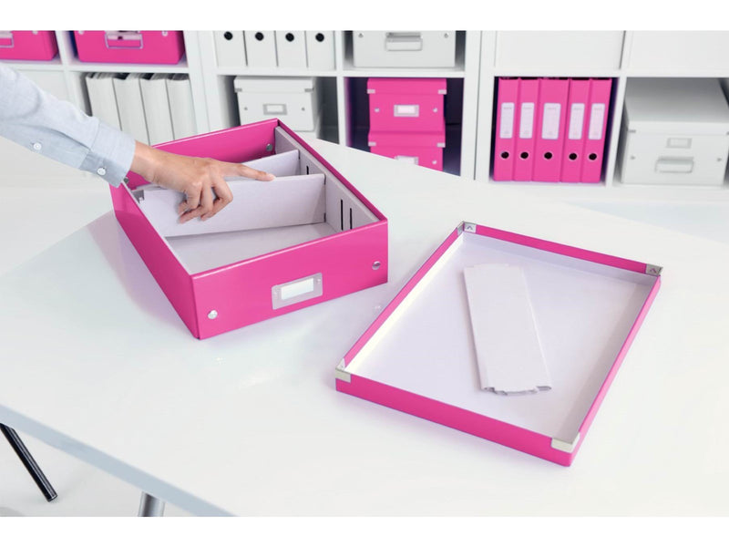 Leitz  Click & Store WOW Organisationsbox Mittel Pink