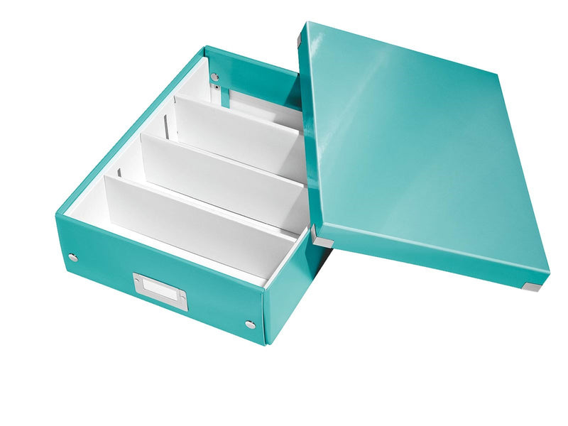 Leitz  Click & Store WOW Organisationsbox Mittel Eisblau