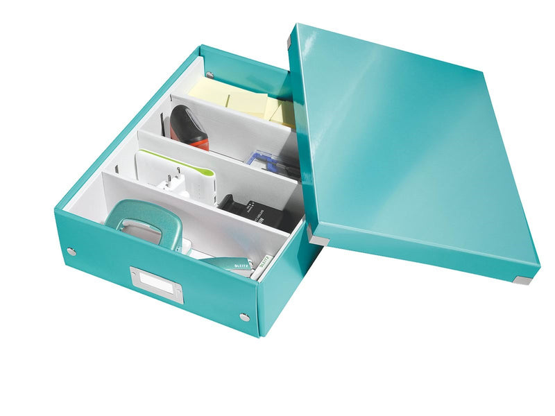Leitz  Click & Store WOW Organisationsbox Mittel Eisblau