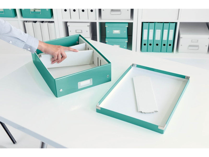 Leitz  Click & Store WOW Organisationsbox Mittel Eisblau