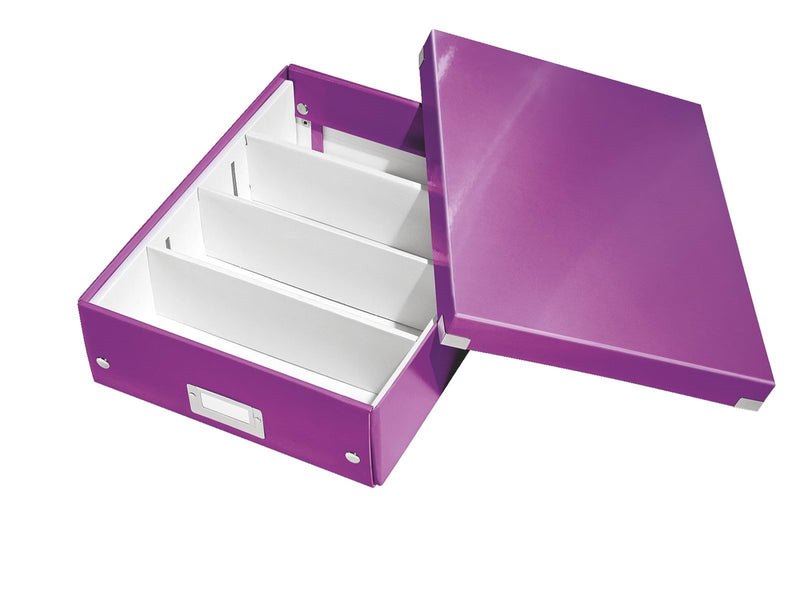 Leitz  Click & Store WOW Organisationsbox Mittel Violett