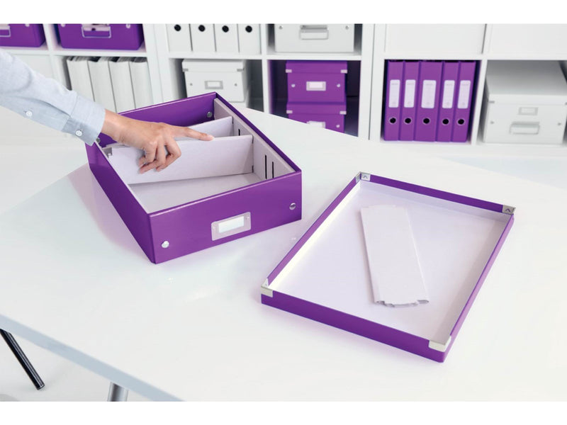 Leitz  Click & Store WOW Organisationsbox Mittel Violett